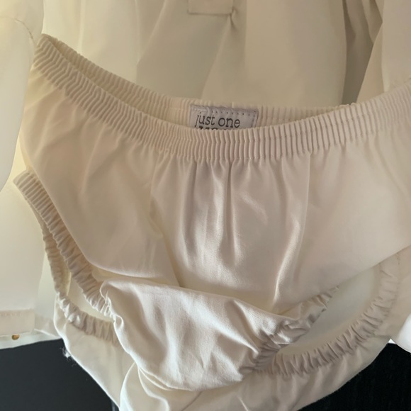 🐦Gold & Cream Polka Dot Special Occasion Dress 9M - Picture 6 of 7